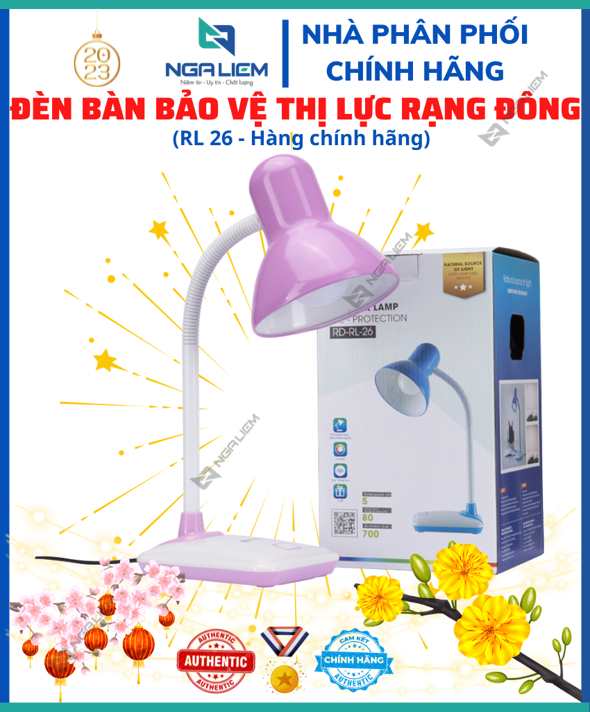 Đèn bàn bảo vệ thị lực rl 26 rạng đông