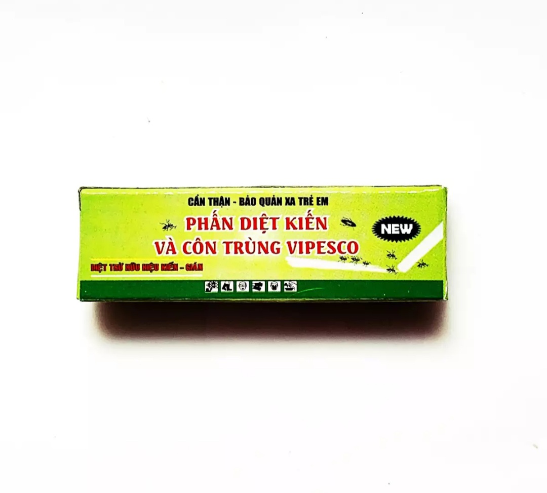 Phấn Viên Diệt Kiến, Gián, Côn Trùng Vipesco (Hộp 2 Viên)