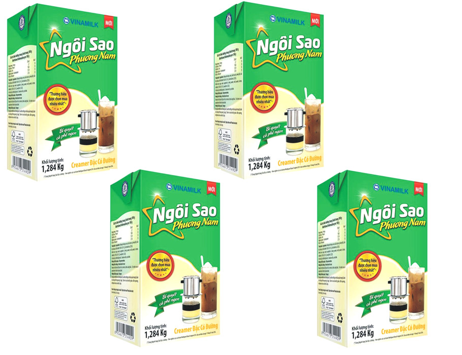 Combo 4 Hộp Sữa Phương Nam Giấy 1.284gr