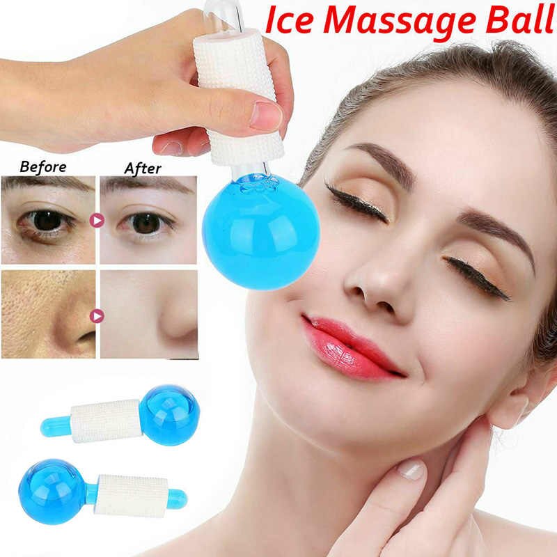 [Spa] Quả cầu lạnh massage mặt đẩy tinh chất chăm sóc da (1 cặp)