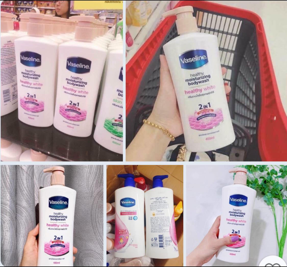 SỮA TẮM DƯỠNG ẨM VASELINE 2IN1 450ML THÁI LAN11244