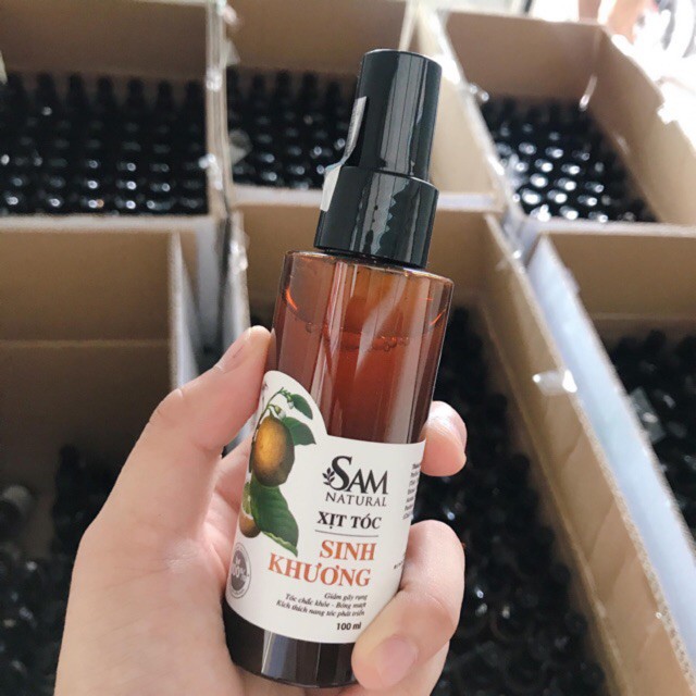 Xịt Tóc Sinh Khương Sam Natural (Giúp Mọc Tóc, Dưỡng Tóc Dày, Bóng Khỏe)