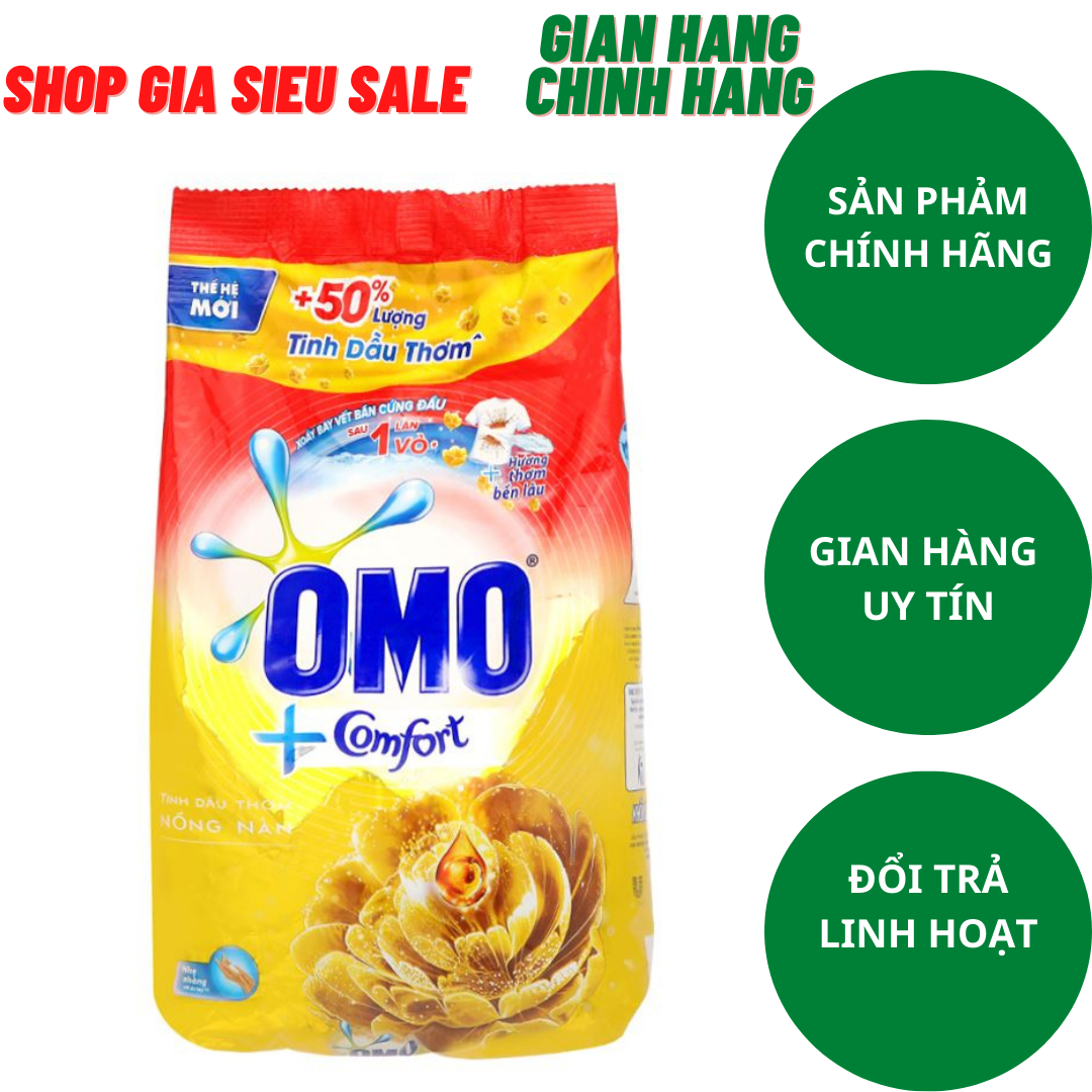 Bột giặt OMO tinh dầu thơm nồng nàn 700g