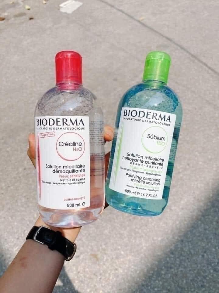 Nước tẩy trang Bioderma Hồng 500ml