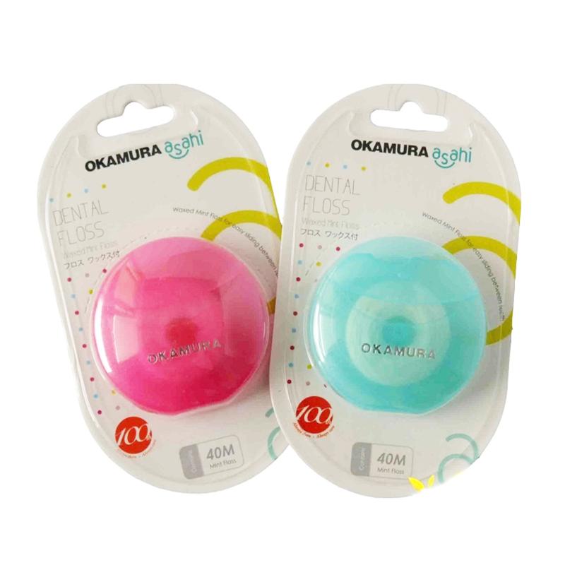 Okamura-Combo 2 hộp Chỉ nha khoa Okamura (40m*2)