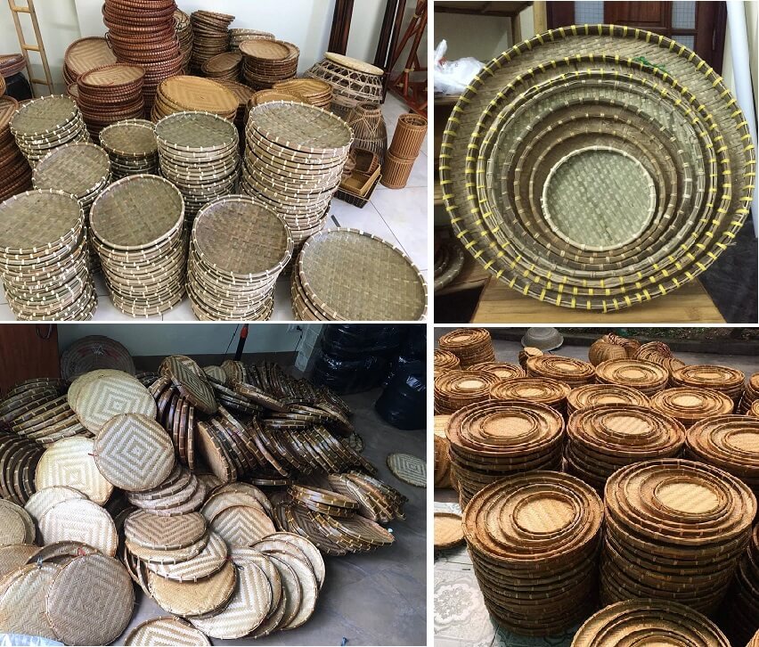 Mẹt tre đựng đồ ăn vặt cỡ nhỏ