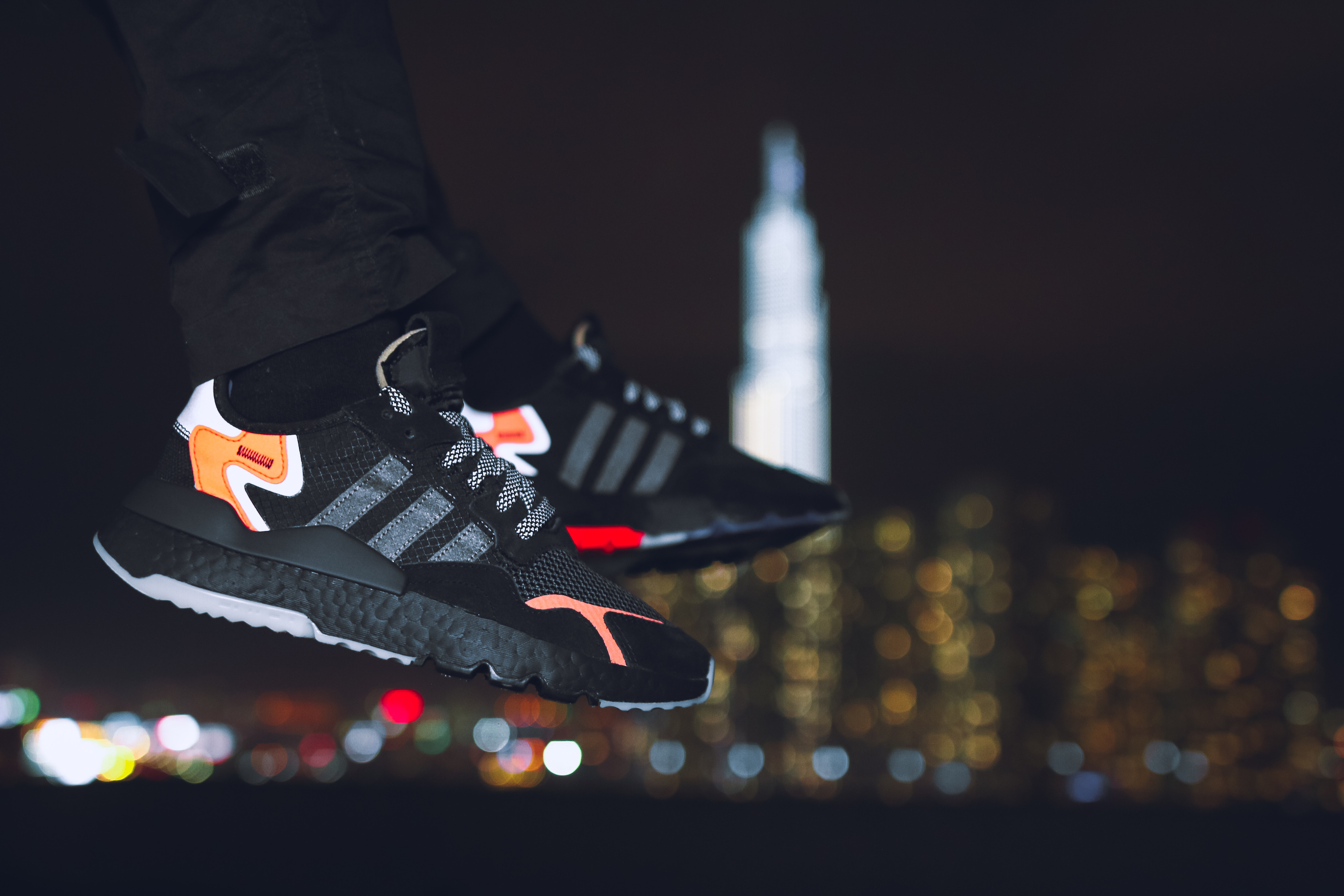 Giày sneaker nam Nite Jogger 2019 Black/Orange size 39