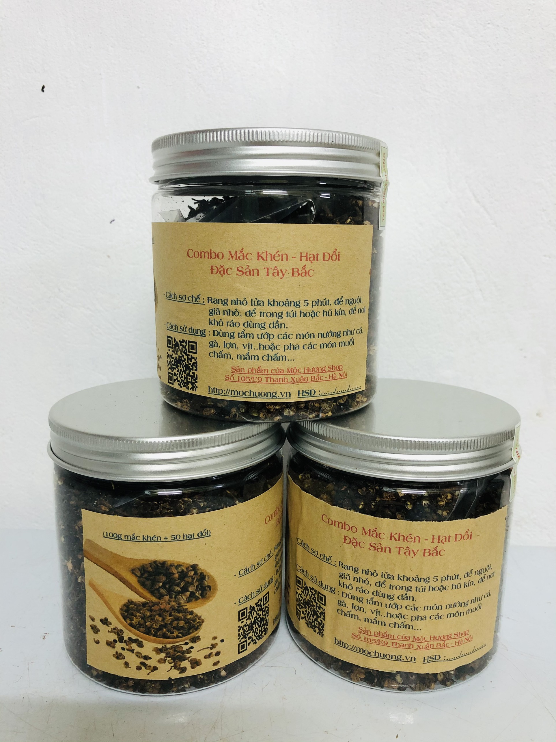 Combo 100g Mắc Khén + 50 Hạt Dổi