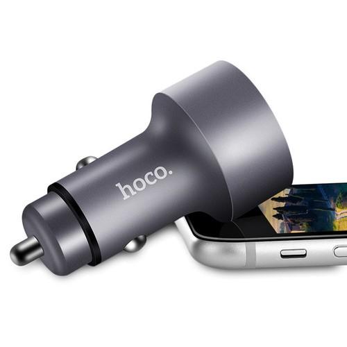 [HCM]Sạc ô tô Hoco Z9 2 cổng USB cao cấp