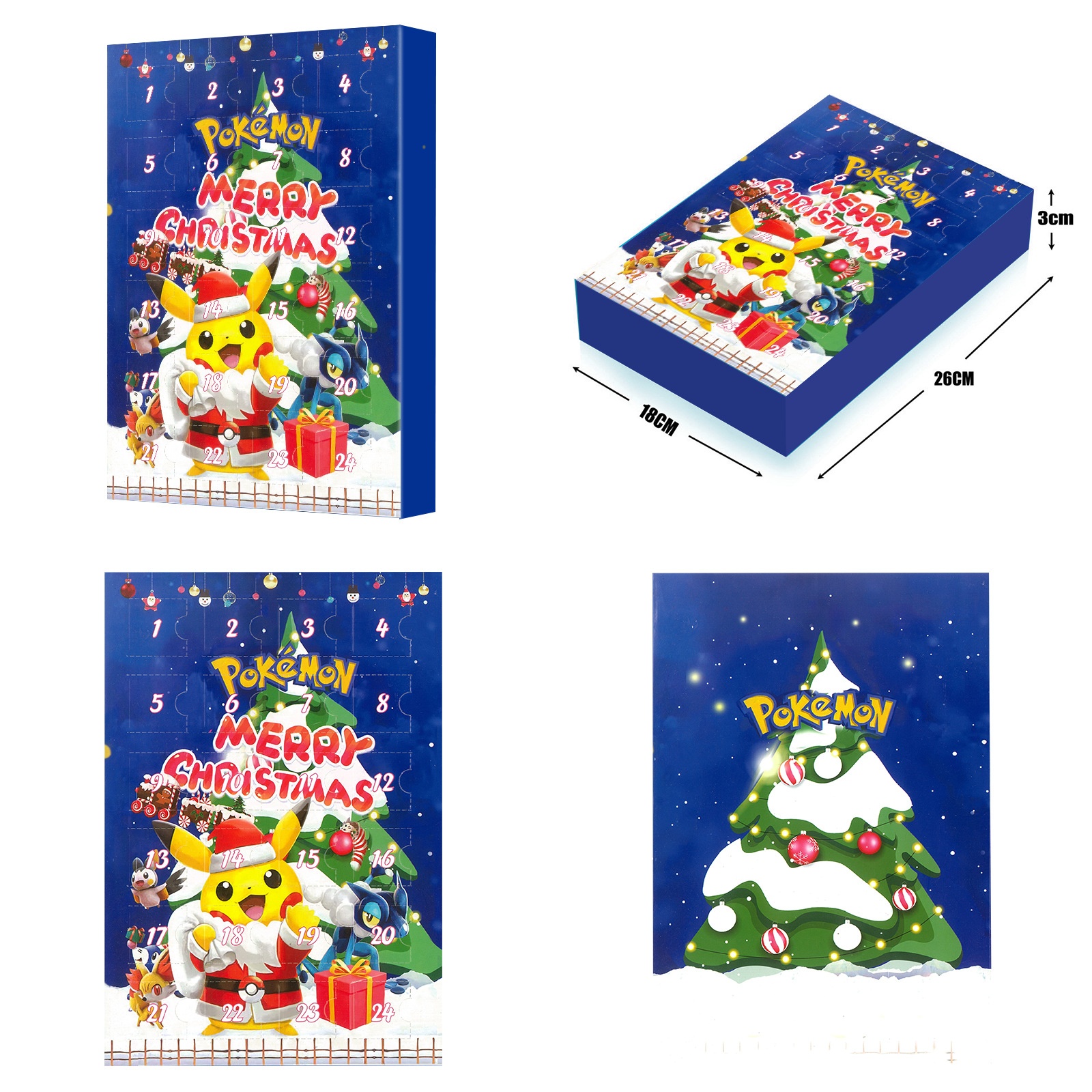 Hộp quà Pokemon Christmas Advent Calendar 24pcs