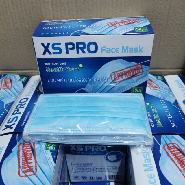[HCM]Khẩu trang y tế XSPro - XANH