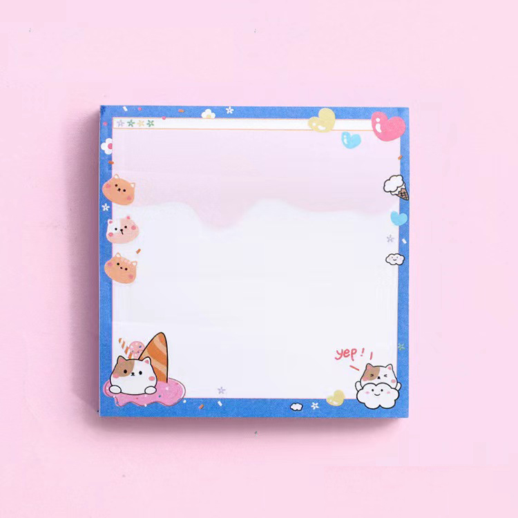 Cute 80 pcs sticky notes cartoon cute multi cartoon cute sticky notes