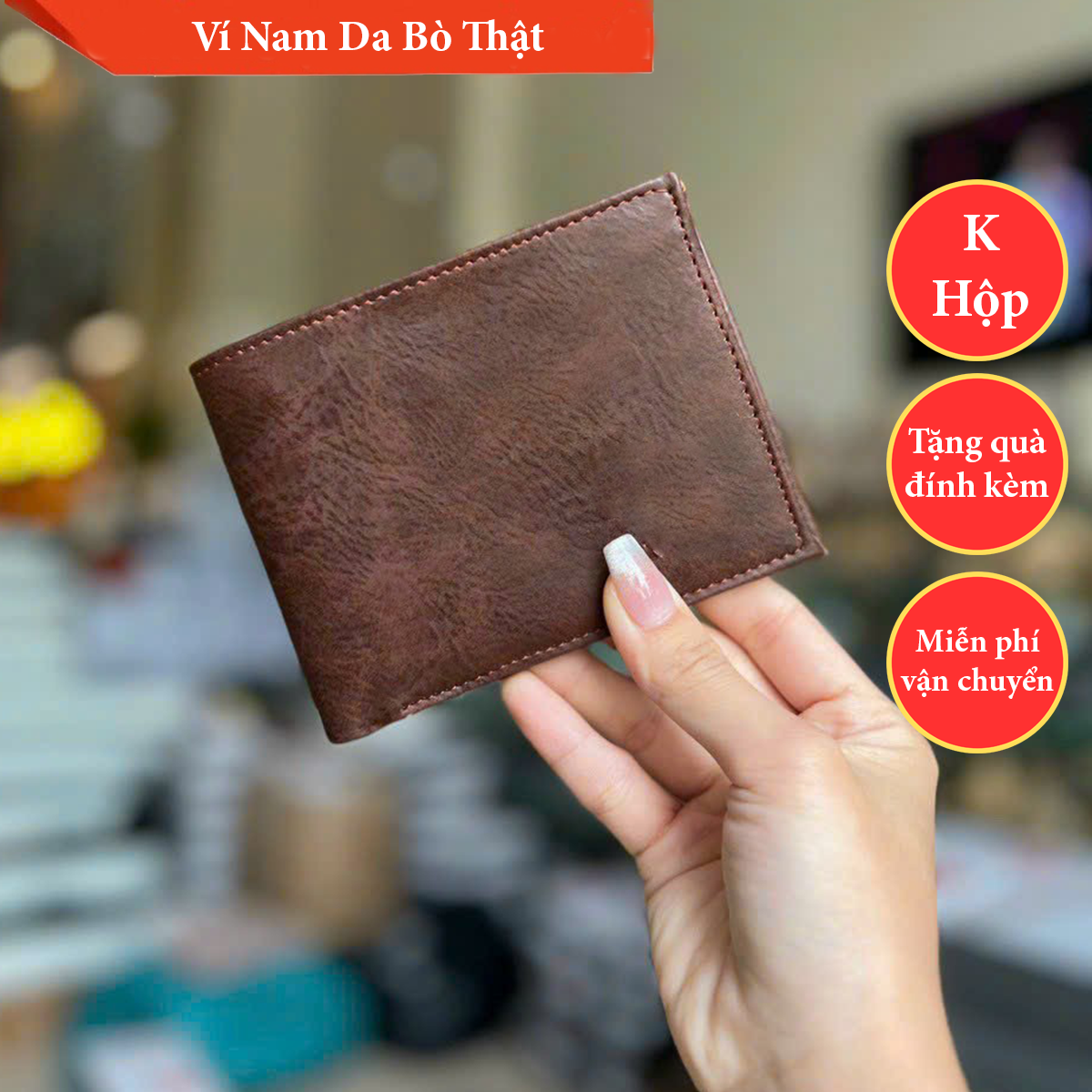 Ví nam xả kho giá rẻ mà đẹp - xưởng bóp ví nam 3ce