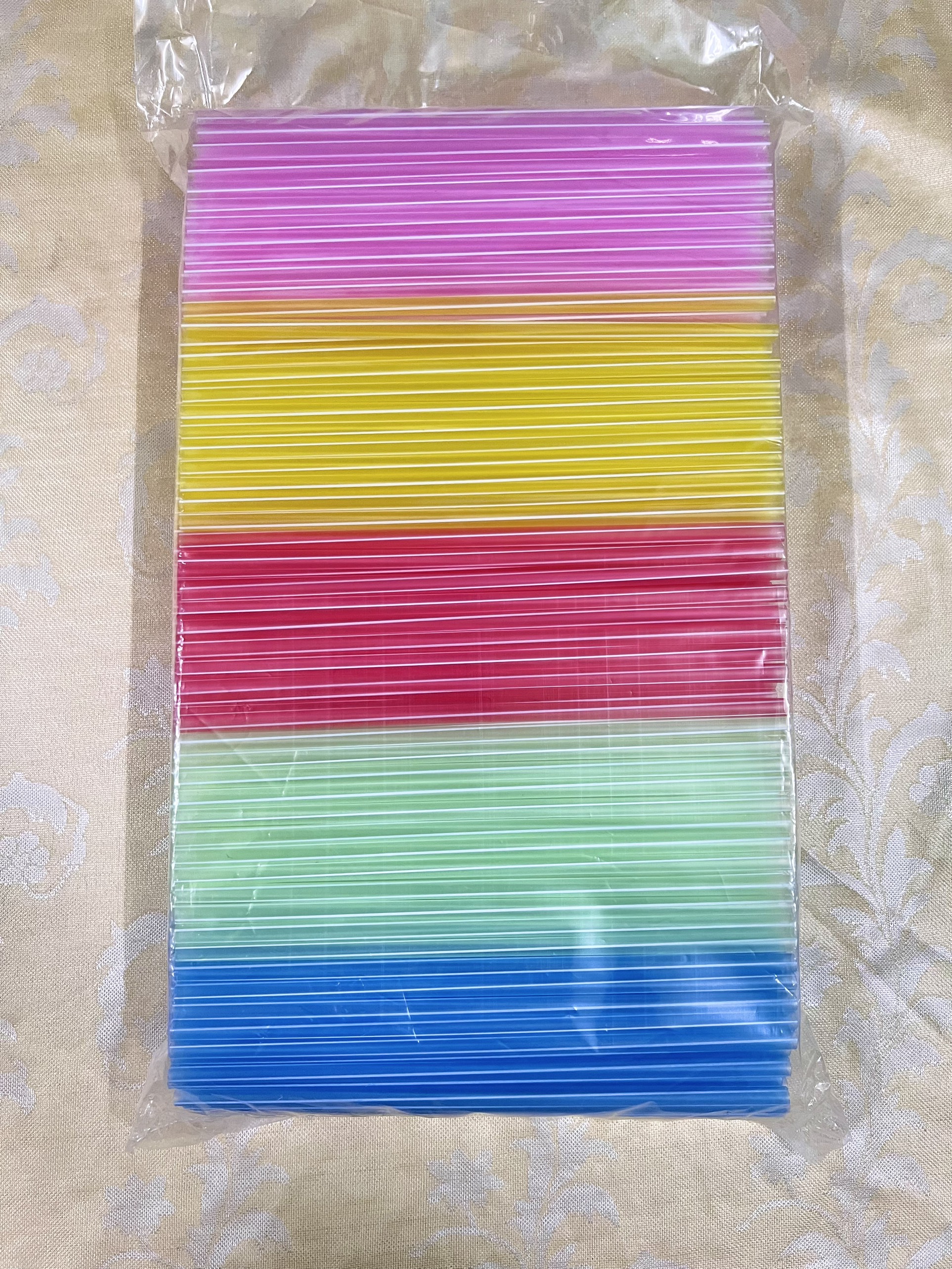 ỐNG HÚT THẲNG TRONG MÀU PHI 6 (ĐẦU NHỌN) - 500g/bịch