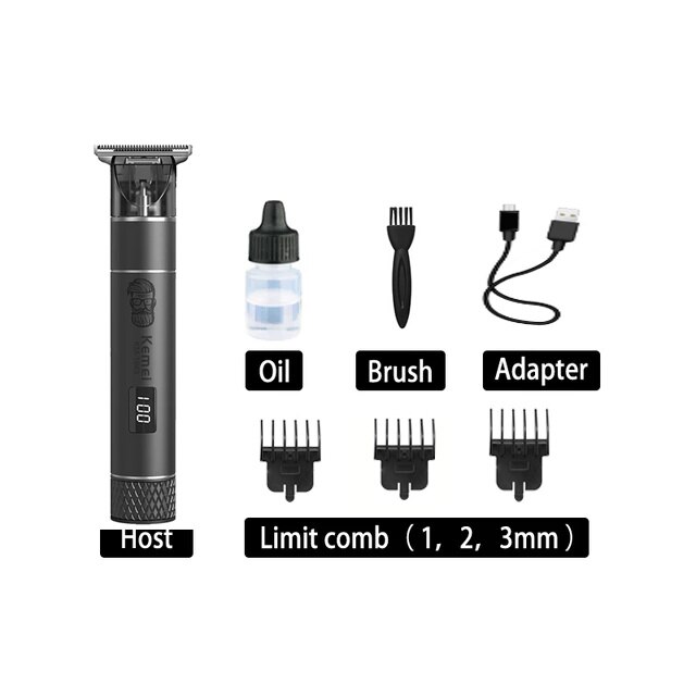 [HCM]Tông Đơ Chấn Viền Sắc Nét Bấm Cạo Khắc Chữ Kemei Km 1943