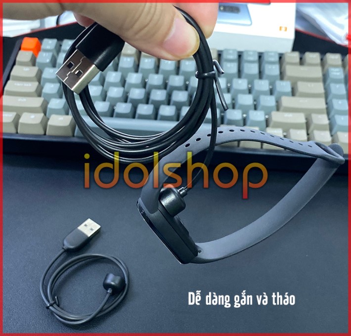 Cáp sạc usb dành cho xiaomi miband 5