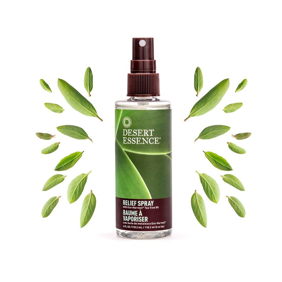 Tinh dầu Tea Tree Oil dạng xịt Desert Essence Relief Spray