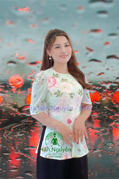 ÁO BÀ BA VOAN CỔ TRÒN