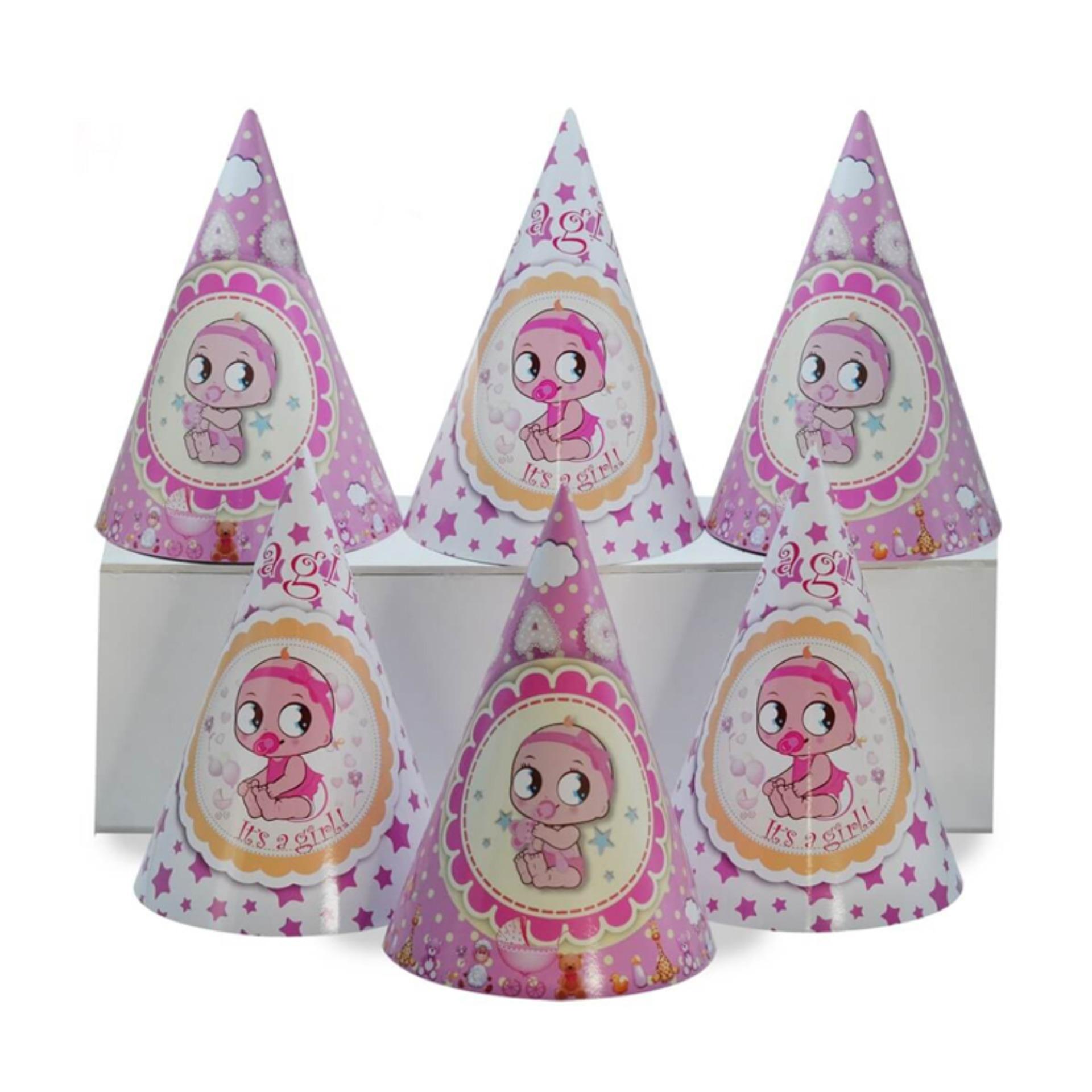 set 6 mũ sinh nhật giấy- Nón Sinh Nhật giá rẻ