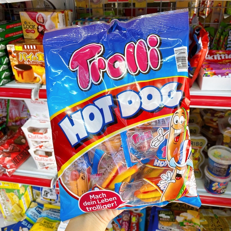 [HÀNG CHUẨN ĐỨC] KẸO DẺO TROLLI HOT DOG