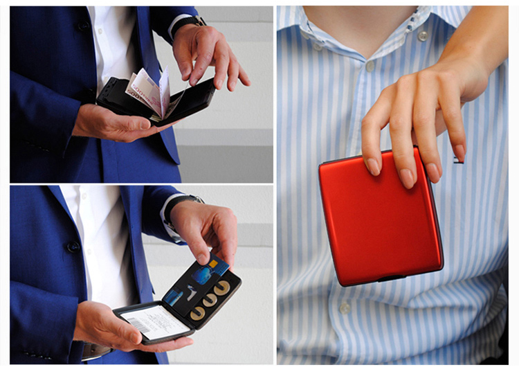 Hanrui - Ví tiền đa chức năng thông minh RFID SAFE