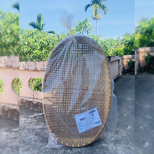 Nôi tre đặt võng cho bé cỡ đại 95x65cm