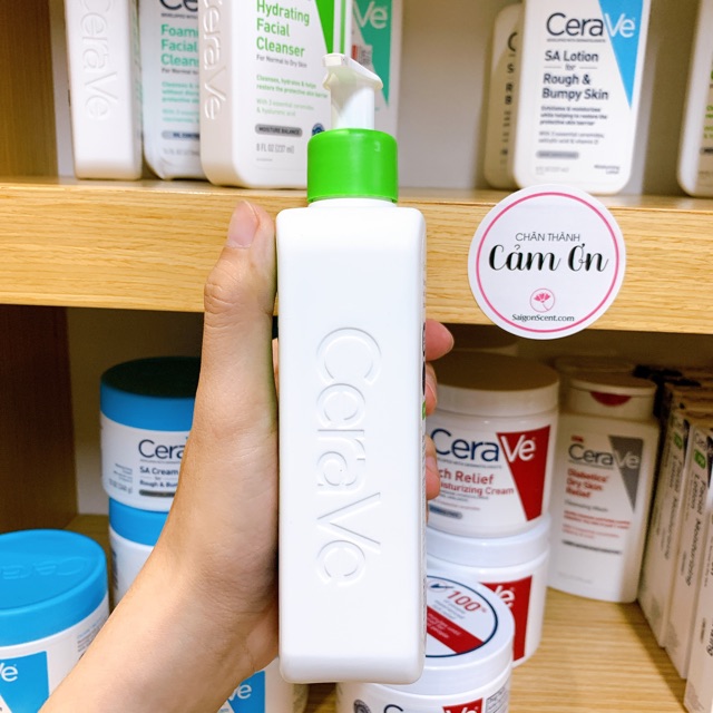 [HCM]Sữa rửa mặt Cerave Hydrating Cleanser Value Size ( 473mL )