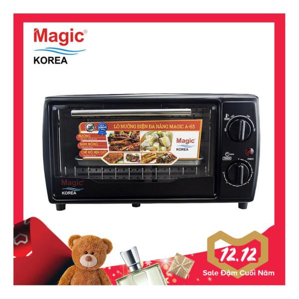 Lò Nướng Điện Đa Năng Magic Korea A63 1000W 12L 2018