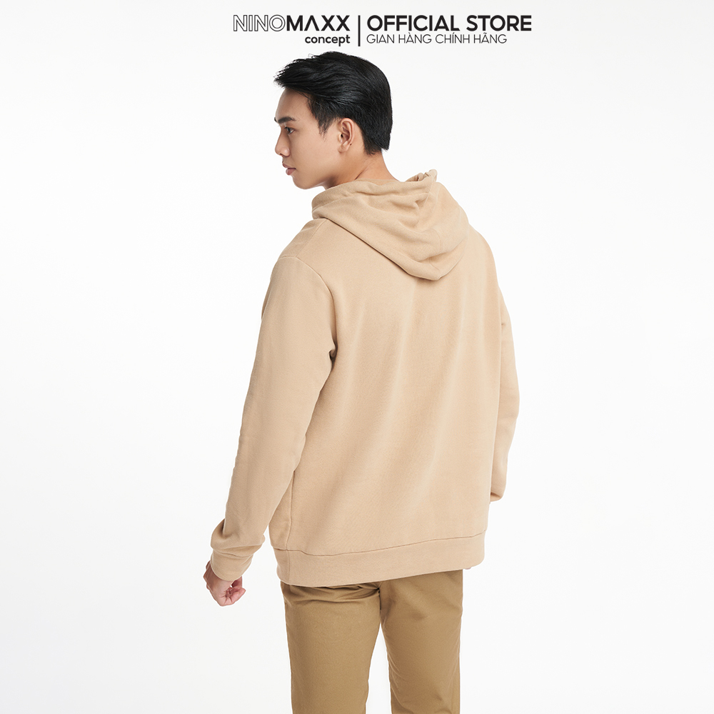 Áo Hoodies Nam Tay Dài Chất Liệu Cotton NINOMAXX 2204006