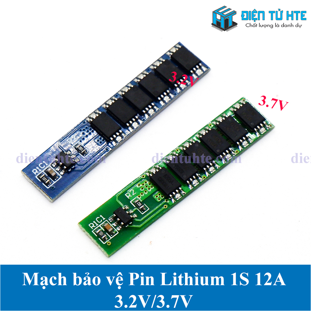 Mạch sạc Bảo vệ Pin 1S 3.2V - 3.7V 12A