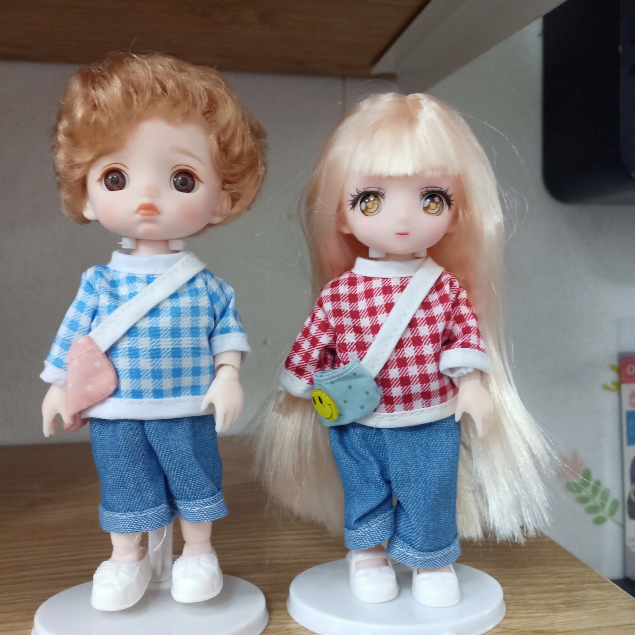 Búp Bê Cặp Đôi Cao 16cm Mặc Đồ Dễ Thương SỐ LƯỢNG ÍT