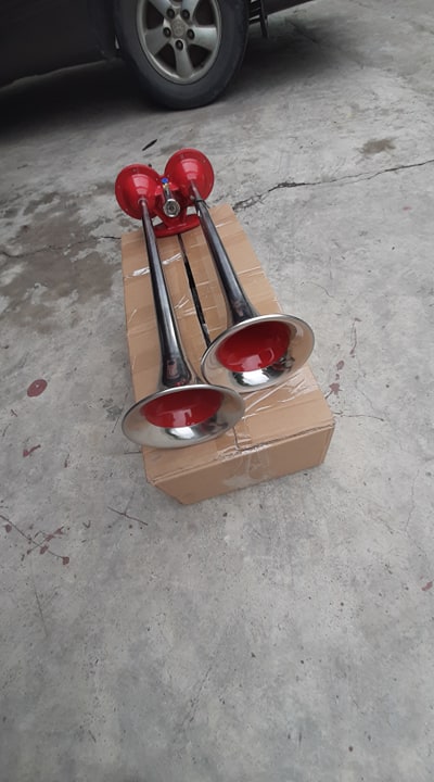 CÒI HƠI 2 LOA ĐẾ ĐỎ CHẤT ÂM SIÊU KHỦNG