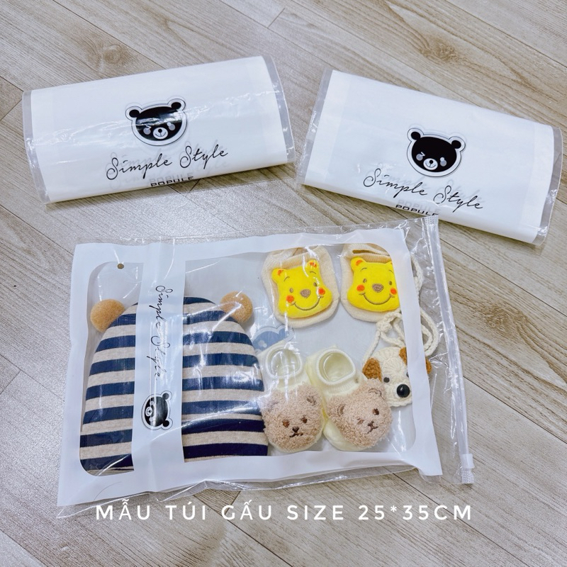 Combo 5 Túi zip đựng đồ đi sinh cho mẹ và bé ( mẫu túi ngẫu nhiên)