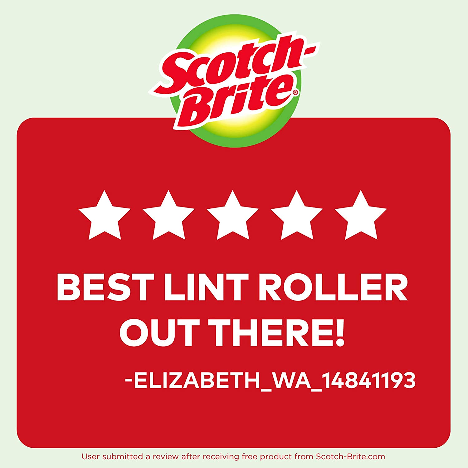 [HCM]Cây lăn bụi Scotch Brite Mỹ (105 tờ/1 cây)