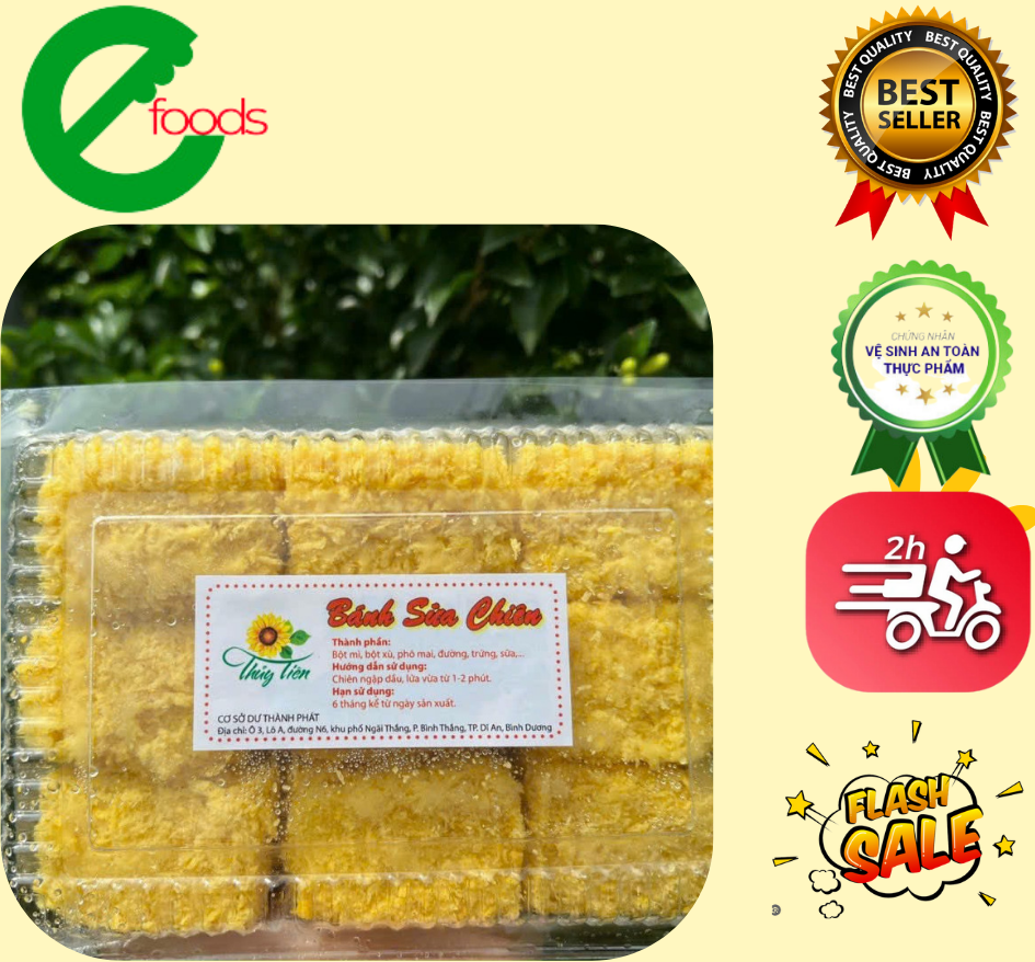 Sữa Tươi Chiên Dòn 500G Thơm Ngon(Chọn Giao Hàng 2h giúp shop nha)