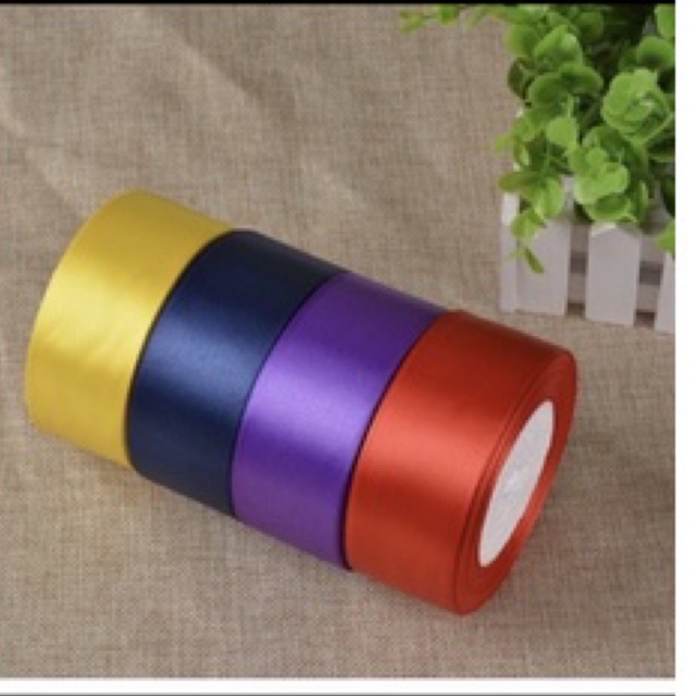 Cuộn Duy Băng vải lụa satin bản 4cm dài 22cm