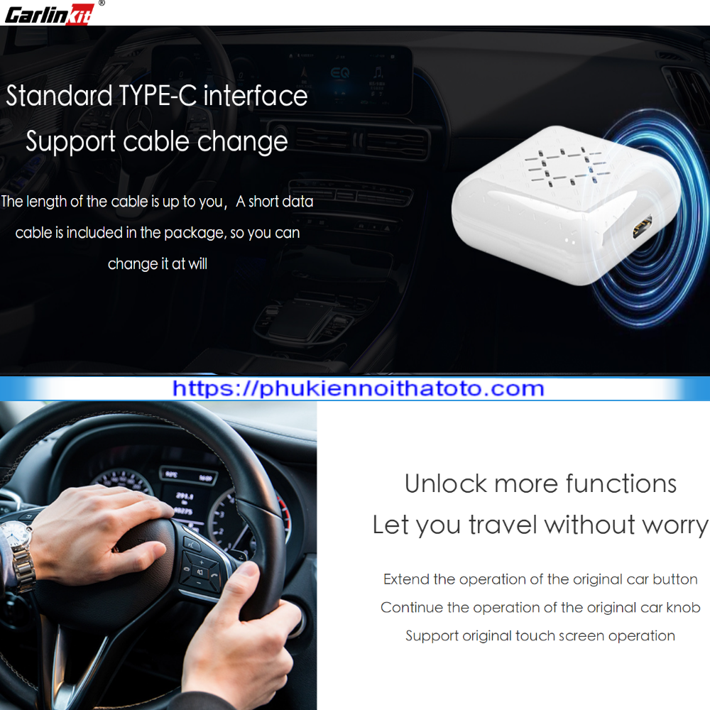 Carplay Không Dây CarlinKit U2W Mini