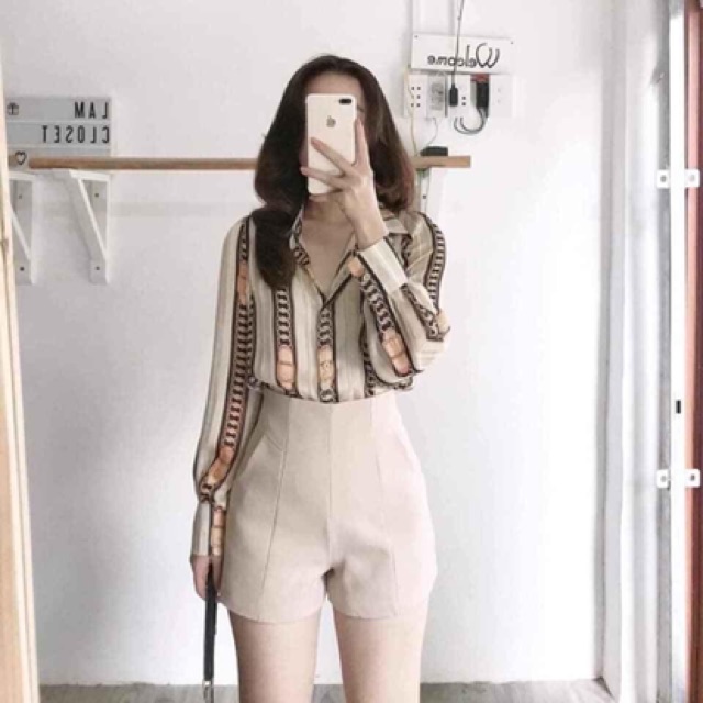 Quần short Khoá Chìm siêu hot cho nữ