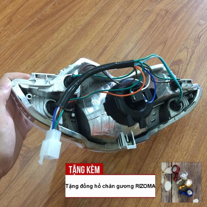 [QUÀ QUÀ QUÀ - TẶNG CHIẾC ĐỒNG HỒ CHÂN GƯƠNG] Đầu đèn pha xe WAVE S110, RSX bóng tròn siêu sáng - G422