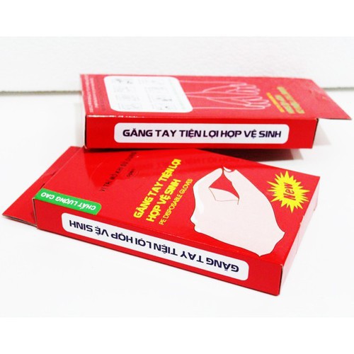 GĂNG TAY NILONG HỘP 100 CÁI