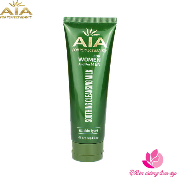 Sữa rửa mặt sáng da ngừa mụn dành cho nam và nữ aia cosmetics 120ml
