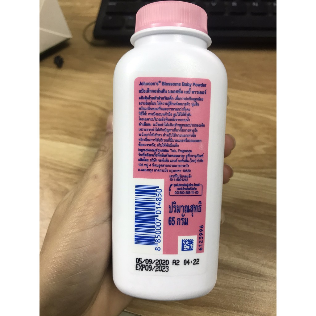Phấn rôm Johnson Baby 65g cho bé, người lớn - Mộc Diệp