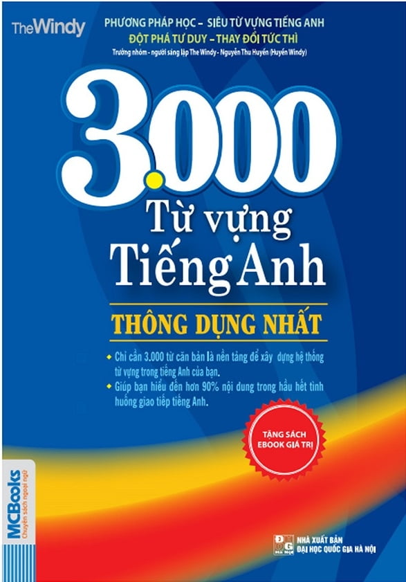 Fahasa - 3000 Từ Vựng Tiếng Anh Thông Dụng Nhất (Tái Bản 2018)