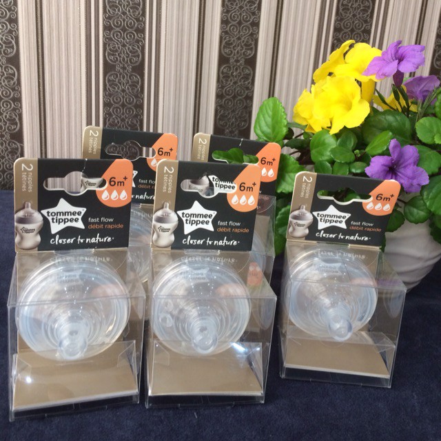 Set 2 núm ty Tommee Tippee Fast Flow