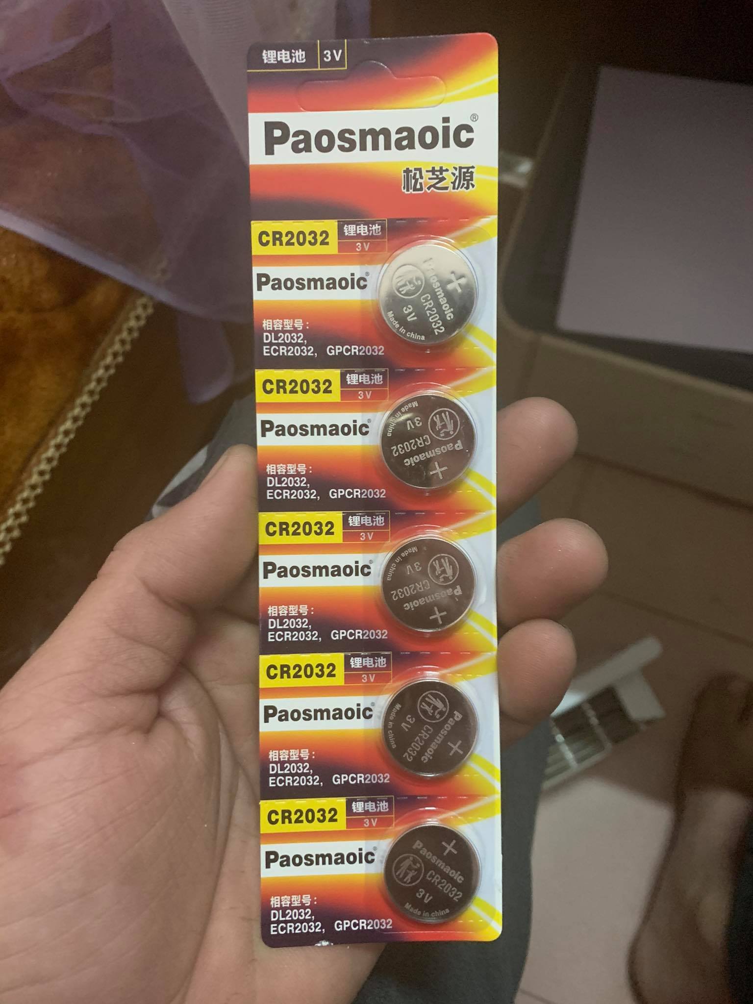 Pin panasonic cr2032 pin 3v lithium