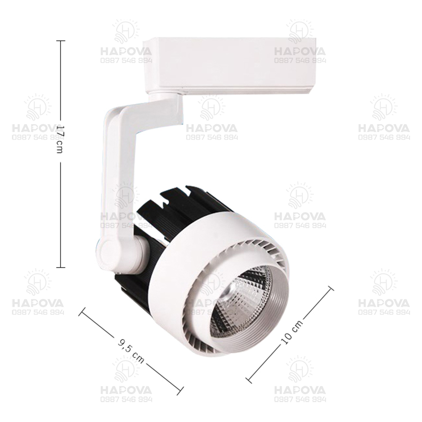Đèn led ray, đèn rọi COB Công suất 20W HAPOVA DR 03