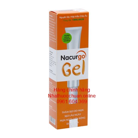 Nacurgo gel ngừa thâm, giảm mụn