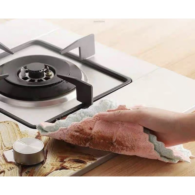 KHĂN LAU BẾP CHỐNG DÍNH DẦU MỠ 2 MẶT SIÊU THẤM HÚT