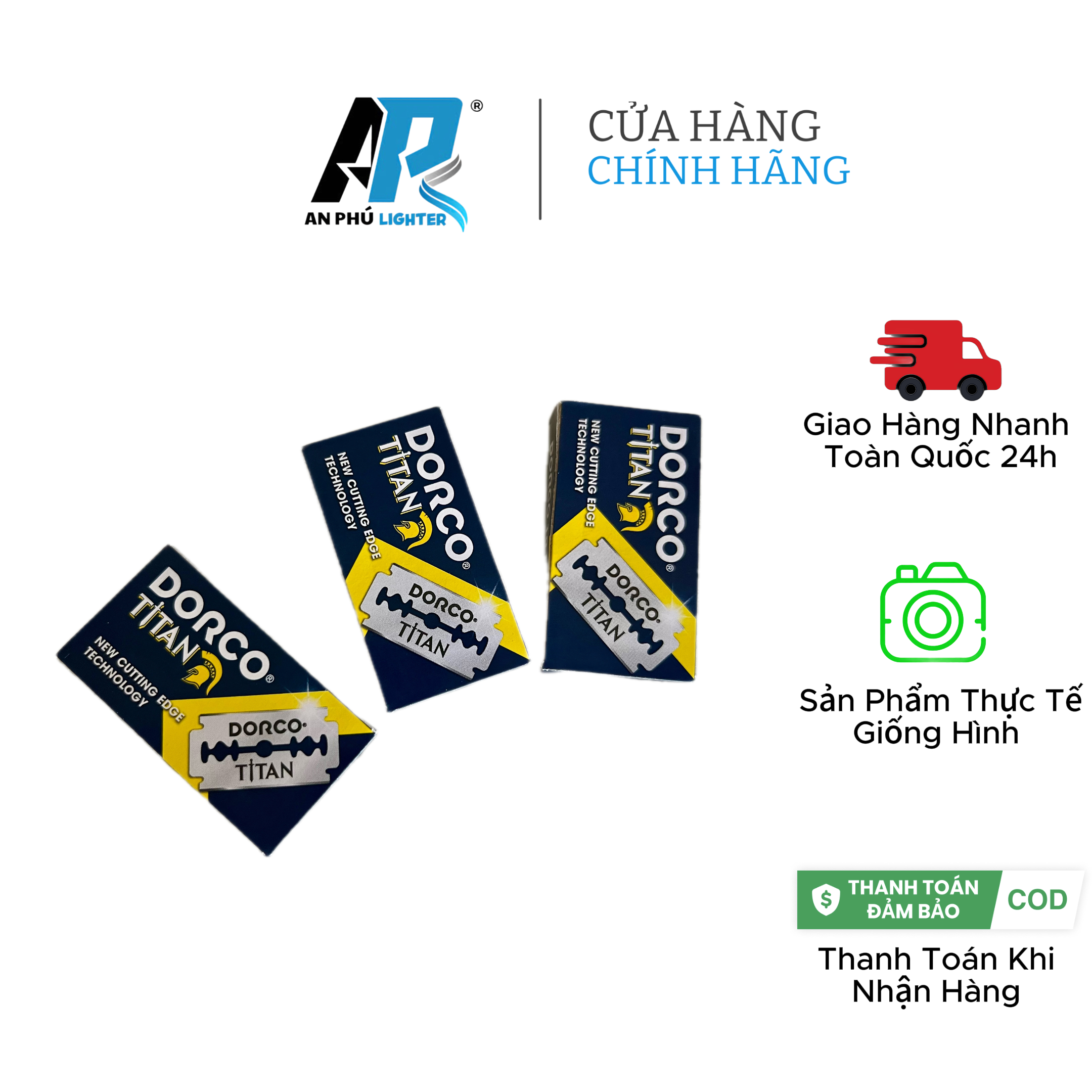 [ Free Ship ] [ CHÍNH HÃNG ] [ GIÁ BÁN DÙNG THỬ ] LƯỠI LAM DORCO TITAN
