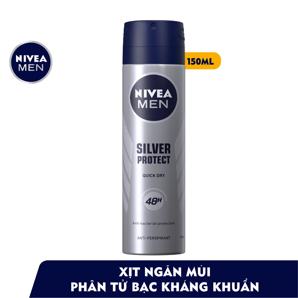 [HCM]Xịt khử mùi Nivea Men đủ loại 150ml